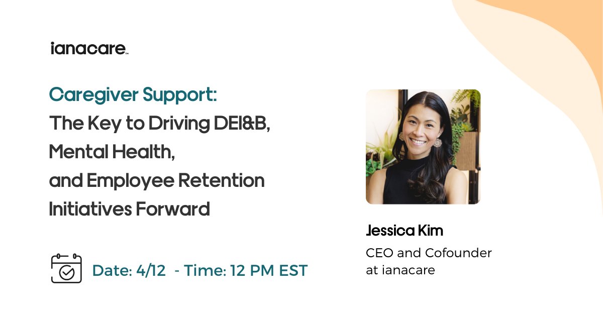 ianacare (@ianacare) on Twitter photo 1 in 6 of your employees is a #caregiver. Do your benefits enable them to remain in the workforce?
Join <a href="/JessicaNamKim/">Jessica Nam Kim</a> to learn how proper benefits drive initiatives like #Retention & #ReturntoWork, #MentalHealth & #DEI.
us02web.zoom.us/webinar/regist… 1 in 6 of your employees is a #caregiver. Do your benefits enable them to remain in the workforce?
Join <a href="/JessicaNamKim/">Jessica Nam Kim</a> to learn how proper benefits drive initiatives like #Retention & #ReturntoWork, #MentalHealth & #DEI.
us02web.zoom.us/webinar/regist…