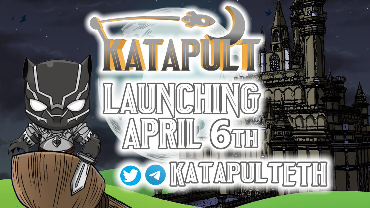 Katapult is launching soon and they’re making a Launchpad. <a href="/KatapultEth/">Katapult</a>

Team Doxxed / KYC'd with 2 respected communities.  ✅ 

Telegram: t.me/KatapultETH
Whitepaper: katapult.gitbook.io/katpaper/

$SHIB #NFT #launchpad $CULT $CHEDDA #DeFi