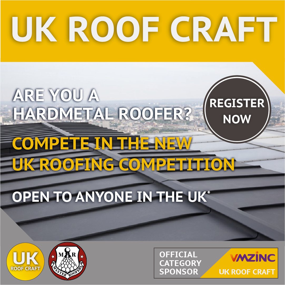 Are you a Hardmetal Roofer?

Compete in the new UK Roofing competition! Registration is now open: masterroofers.co.uk/ukroof-registr…

Open to anyone in the UK over the age of 18*. 

For more information, visit masterroofers.co.uk

This category is sponsored by <a href="/VMZINCUK/">VMZINC</a>