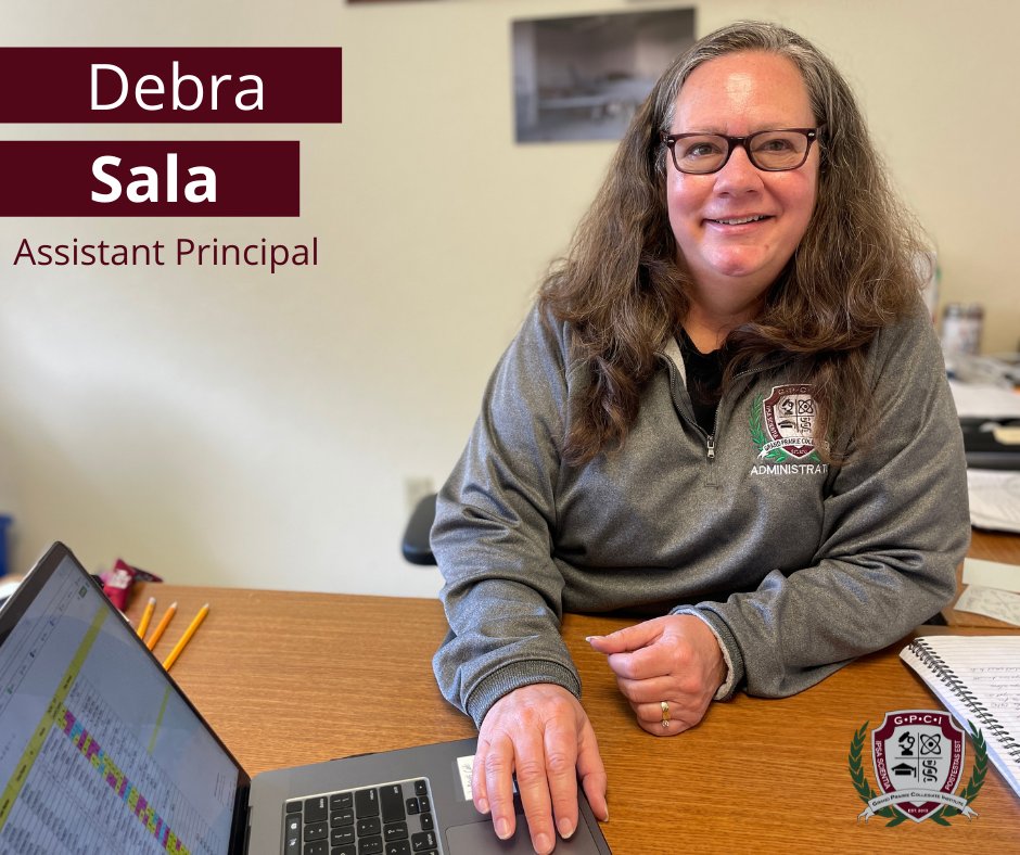 #AssistantPrincipalWeek 
GPCI celebrates our Assistant Principal, Debra Sala.  Ms. Sala is always available to students and staff.  Her expertise and enthusiasm help make GPCI scholars #DreamBig.