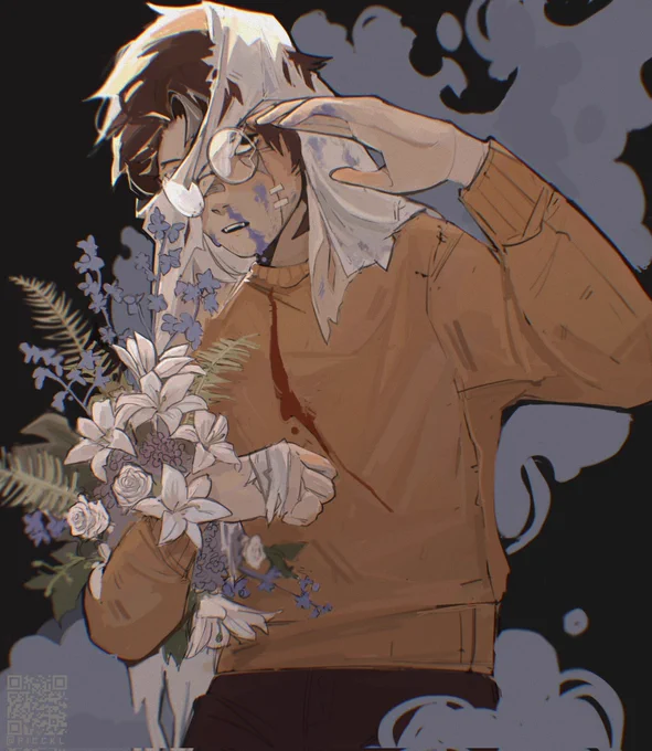 Happy asexual awareness day from ur local unlabeled ace artist 