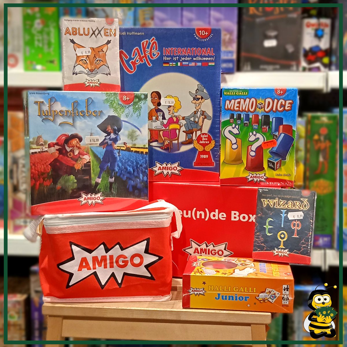 spieldurst's tweet photo. Die AMIGO-Freunde Aktion für den Frühling ist da!
Kaufe Amigo Spiel in einem Wert von mindestens 15 Euro und bekomme eine Mini-Kühltasche gratis dazu!
Mehr gibt's im Blog ⬇️
https://t.co/e1FqfUj0jo
————————————
@AMIGOSpiele #AmigoSpiele #Brettspiele #Gesellschaftsspiele https://t.co/CcIAtCD1bQ