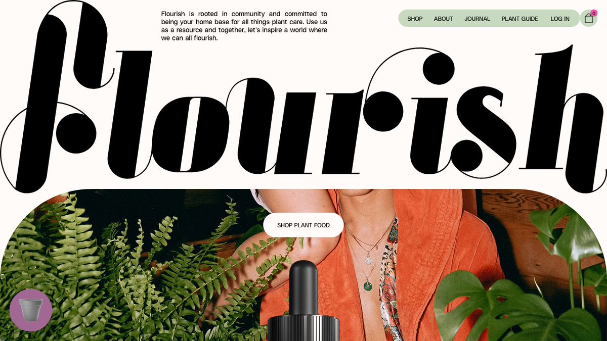 Daily #shopify design inspo...

flourishplant.com/?ref=land-book…
Really dope one from marcd.co