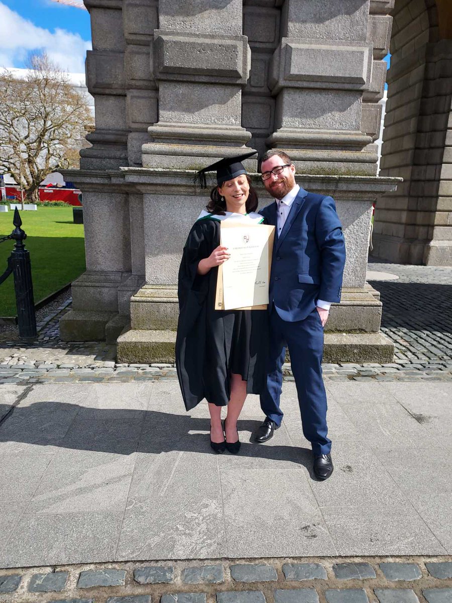 UndercoverSquid's tweet photo. Officially a #TCD graduate. Thanks to everyone for the help and support during the #unprecedentedtimes https://t.co/CnqKGLPpXo
