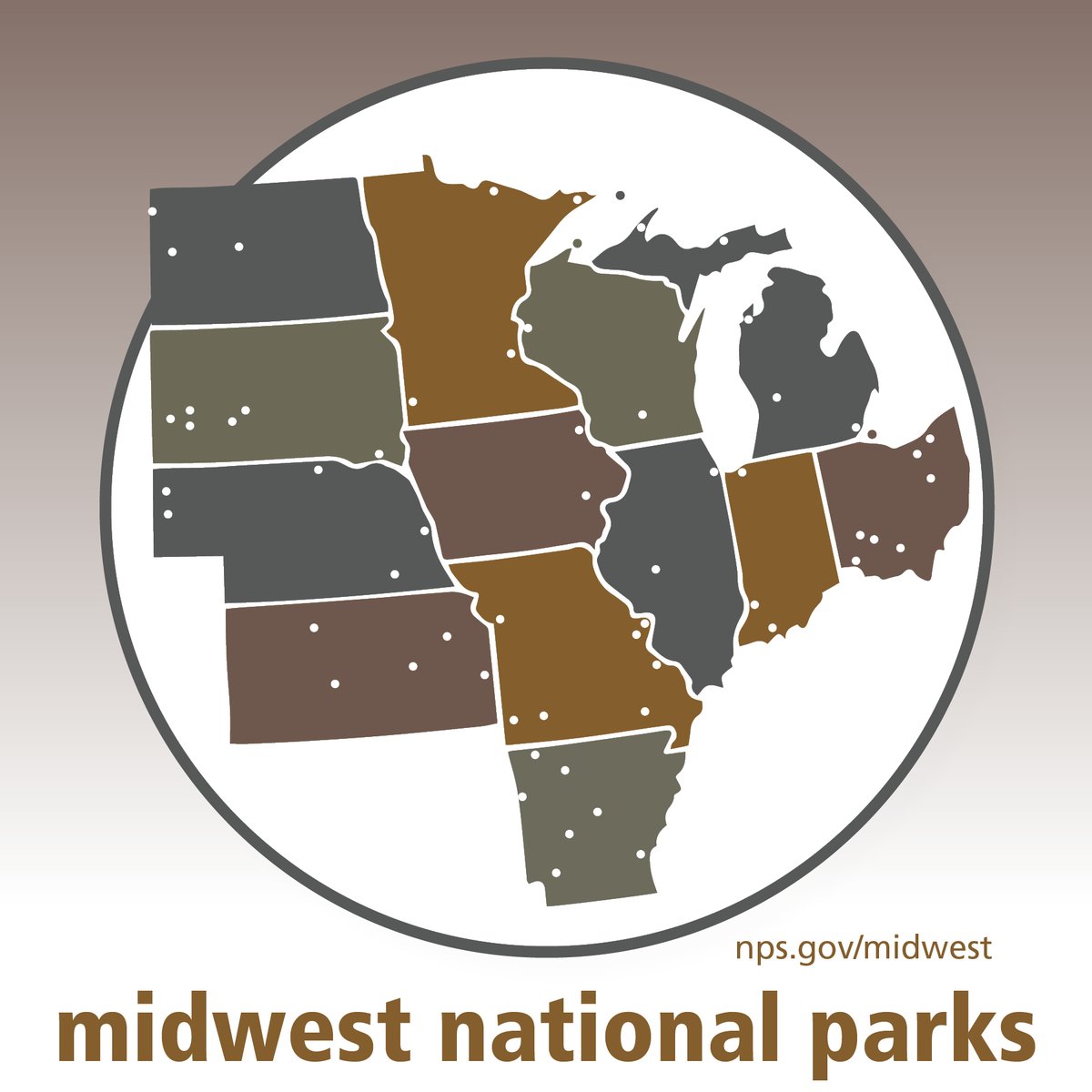 #DiscoverSomethingNew in 2022! Find Midwest parks and trip planning information: nps.gov/midwest

Image: Map of units of the National Park System, National Trails System, and National Wild and Scenic Rivers System in the Midwest. NPS

#MidwestNPS