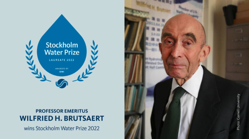 GodwinPumps's tweet photo. Renowned hydrologist and professor emeritus Wilfried Brutsaert has been named the 2022 Stockholm Water Prize winner for his groundbreaking work in quantifying environmental evaporation.  

#StockholmWaterPrize #Winner #Water #NobelPrizeOfWater #WWWeek https://t.co/LKbjg5z7yv