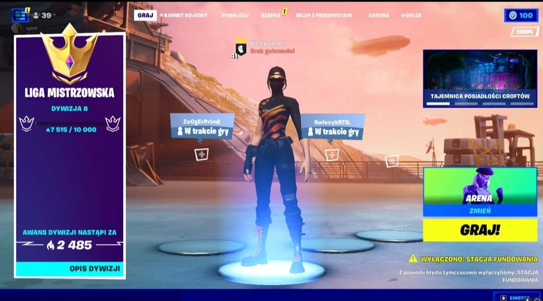 splotiii's tweet image. Main skin and solo spit leading for open solo cash cup 🏆🇵🇱