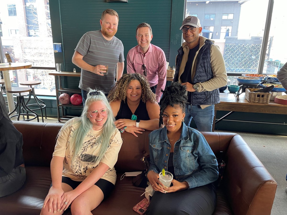 KBKG's tweet photo. Our KBKG Atlanta team knows that nothing lets off busy season stress better than some fun team bowling 🎳 Any guesses on who the best bowler on the Atlanta team is? 🤔 https://t.co/THajwDUNdD
