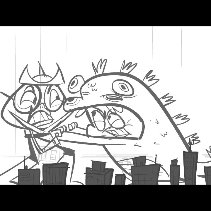 gabe_swarr's tweet photo. Here's a couple panels from my Enter Mode 5 pilot for Cartoon Network. I did this whole board in Flash. Usually I don't work this clean, but this was a pilot after all... #mode5 #storyboard #cartoonnetwork https://t.co/jO4EAMYvrH