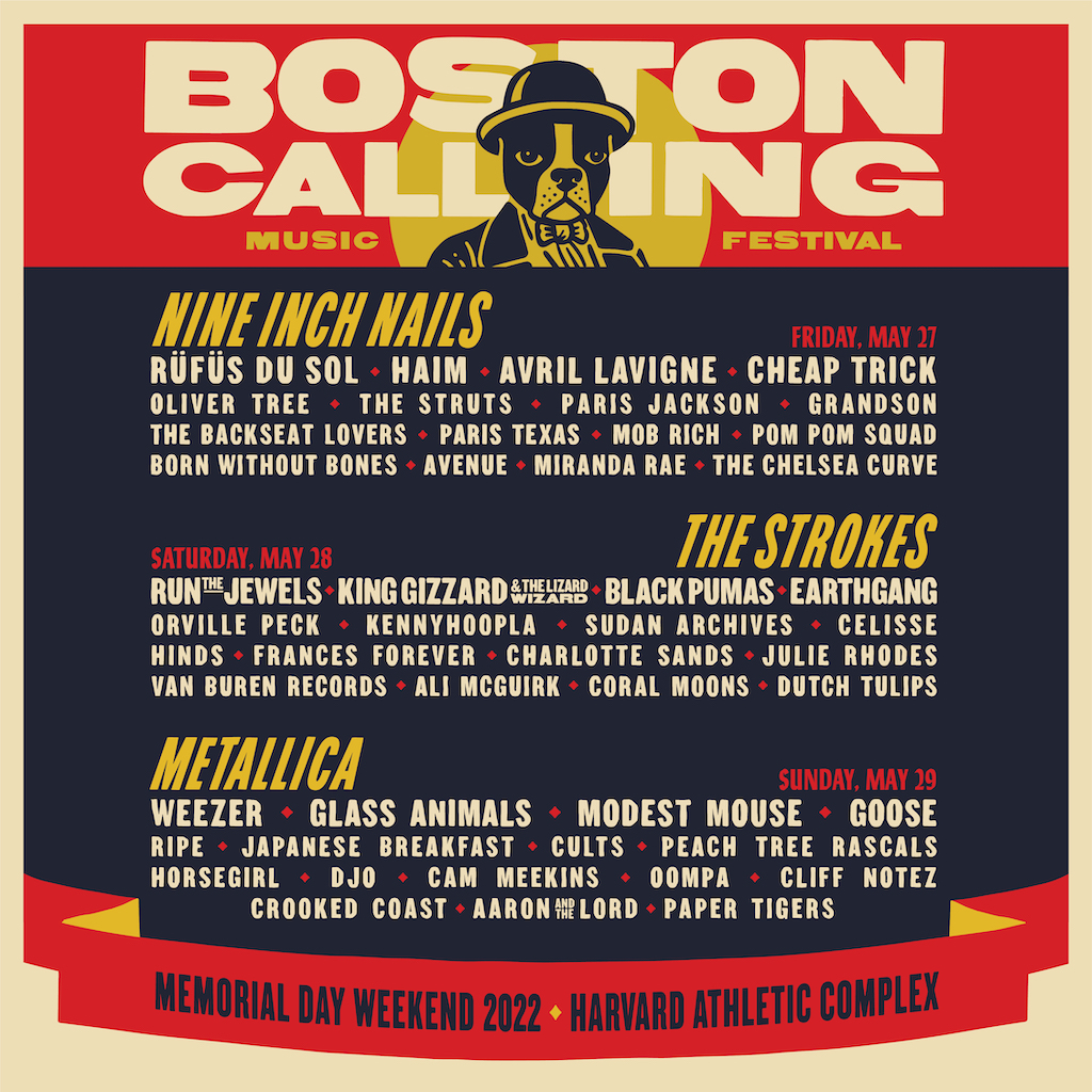 Boston Calling Lineup 2022