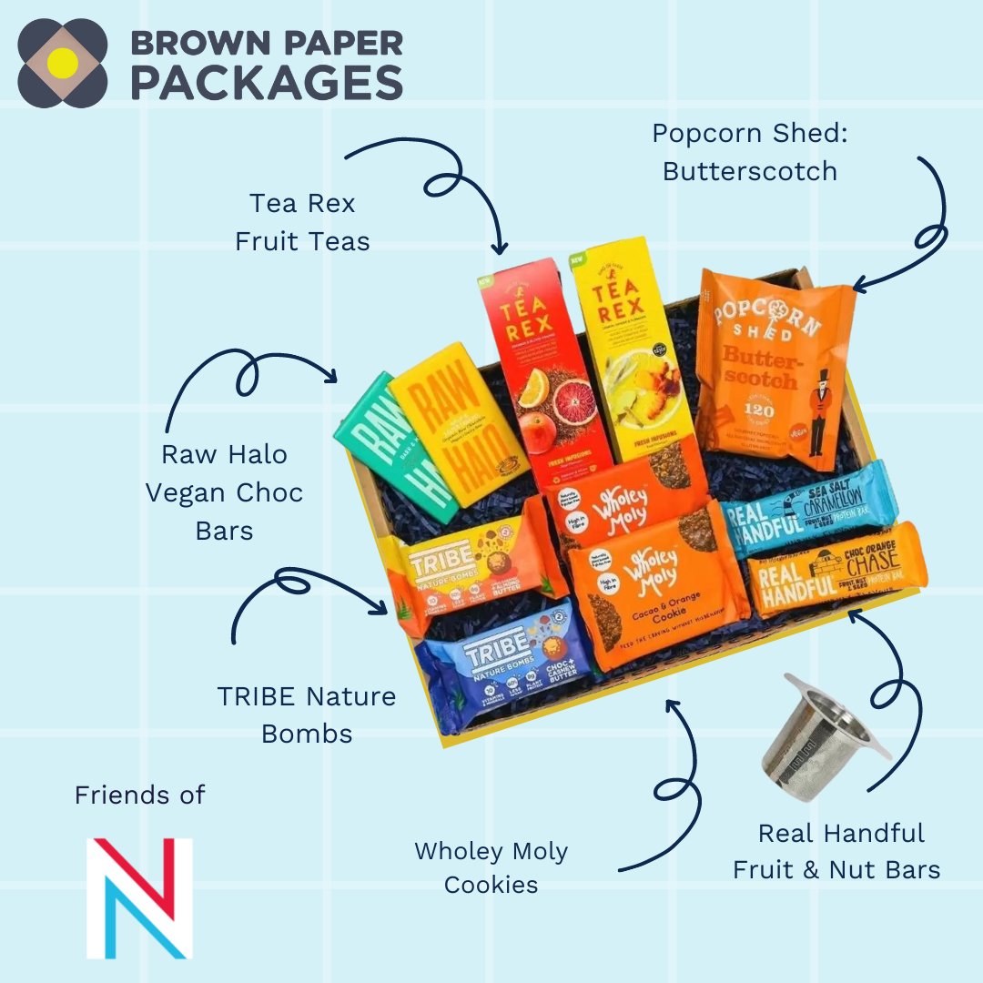 naafisocial's tweet photo. Looking for a thoughtful Easter gift for a loved one? 🐇 We’re excited to welcome our first ‘Friend of NAAFI’ to our online shop 👉 @brownppackages! A leading retailer of #CarePackages for improved mental and physical wellbeing. 🥰 

Get 10% off here: https://t.co/GO6vEzvV5y https://t.co/byXL9awVFD