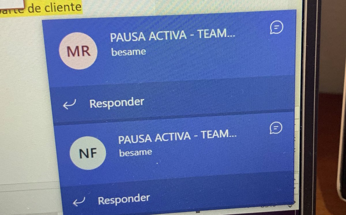 Buena la pausa activa