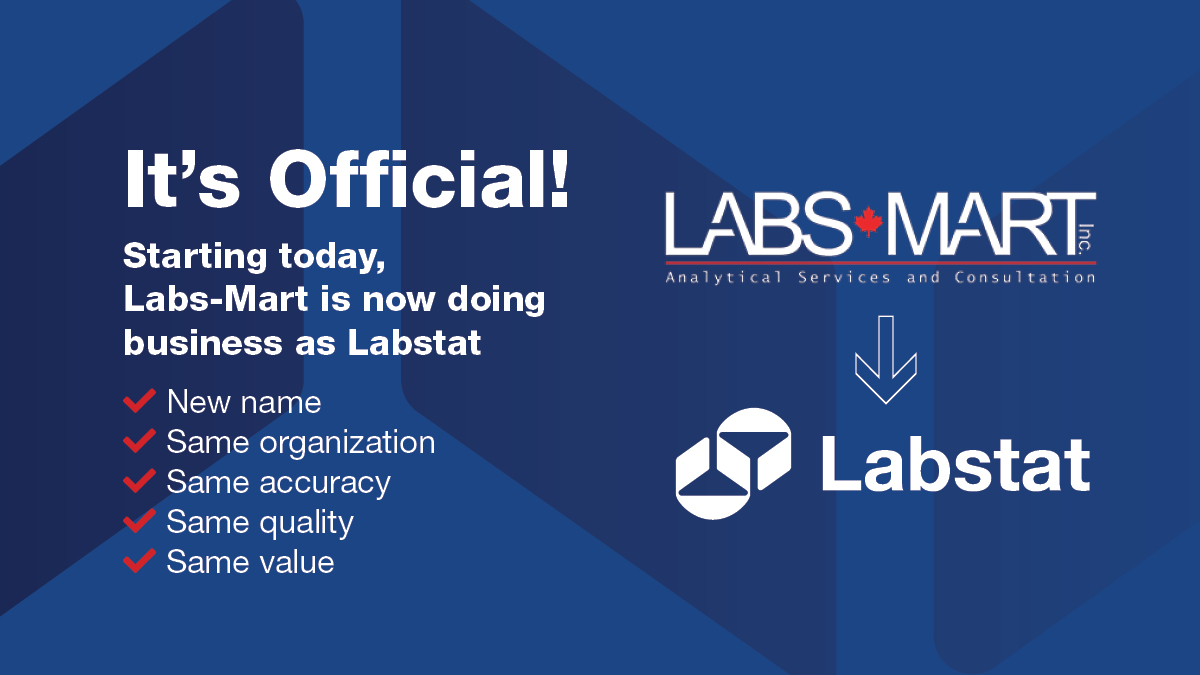 Labstat_Int's tweet image. Now officially in effect! Starting today and moving forward, Labs-Mart (our sister company) will be doing business as Labstat. To our Labs-Mart clients – please know that besides operating under a new name, nothing else is changing between you, us, and our valued partnership!