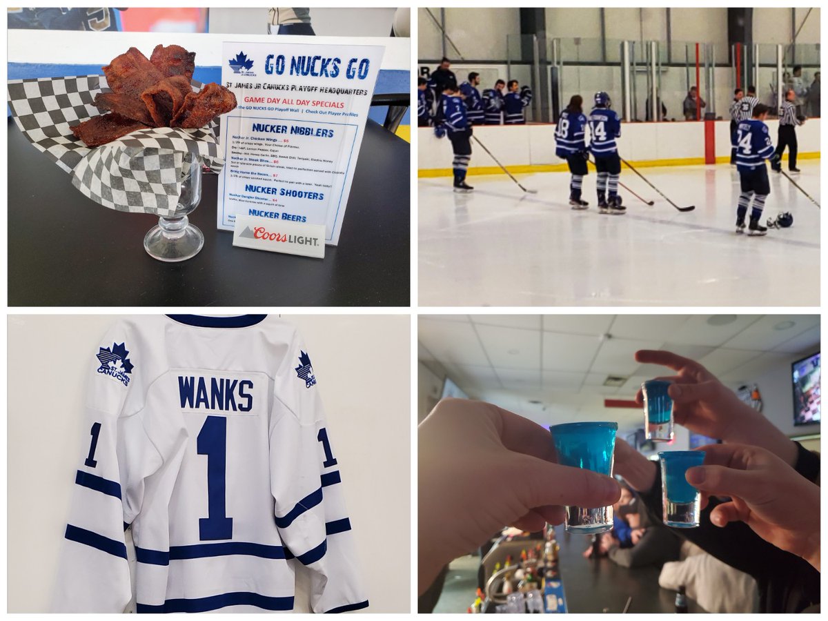4thLinePub's tweet photo. π¨ GAMEDAY π¨ as the St James Jr Canucks look to close out their Round 2 series vs the Raiders tonight at the Ice Plex @ 7pm.
We have ALL DAY Game Day specials including:
π Nucker Nibblers
π₯ Nucker Shooters
πΊ Nucker Beers
#FunCornerBar #GoNucksGo #FiredUp @StJamesCanucks https://t.co/4jLFldQUIP