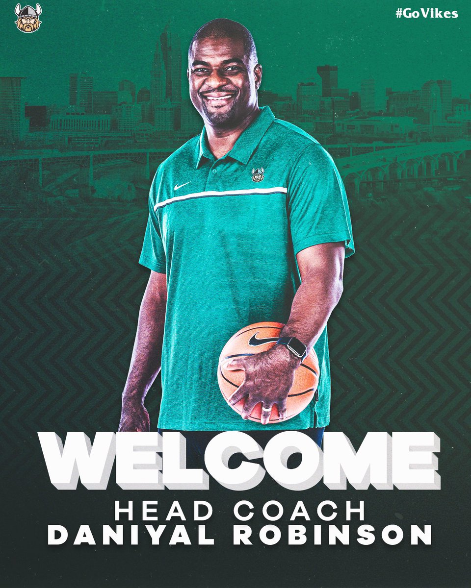 Go ahead and make it official.

Welcome to The Land, <a href="/Coach_D_Rob/">Daniyal Robinson</a> 

 📰 - bit.ly/3DK4K5g

<a href="/CSU_Athletics/">Cleveland State Athletics</a> | #GoVikes