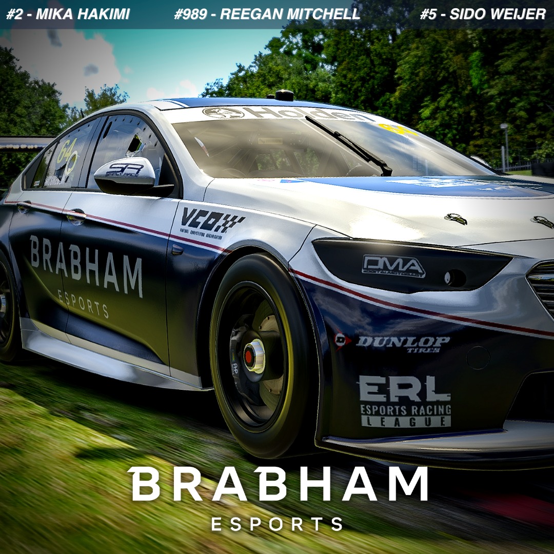 The Brabham Esports Team is back in action for round three of the ERL Spring Cup this evening, with Mika Hakimi, Reegan Mitchell and Sido Weijer. Tune into the VCO’s Twitch and YouTube channels from 6pm (UK) to follow the action live 👀 #BrabhamEsports #vcoesports #vcoerl