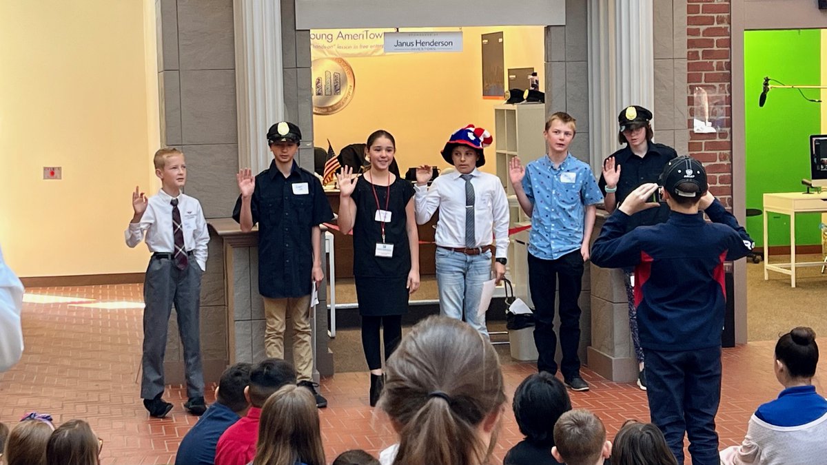 RockyConfe's tweet photo. FRONT RANGE SCHOOLS UNITE FOR ECONOMICS LESSON

By Marsha Bartulec–Fifth and sixth graders from four Front Range schools–Brighton Adventist Academy, HMS Richards school, Mile High Academy, and Vista Ridge Academy–united on March 31 to run a town for a day.
https://t.co/EITThKeWfx https://t.co/ohXIZzCPC0