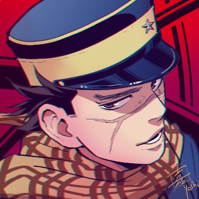 杉元佐一 「最終話カウントダウン始まってしまったので久しぶりに杉元 #新しいプロフィール画像」|嘉のイラスト