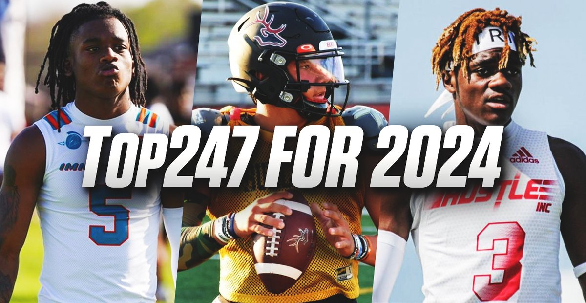 Recruiting rankings for the class of 2024 have expanded to a Top247, with a new No. 1 leading the way. Via @gabrieldbrooks & Co. 247sports.com/Article/colleg…