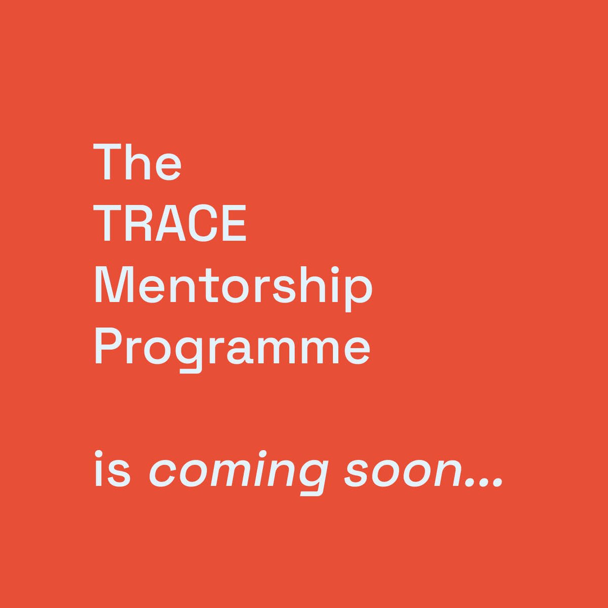 _TRACE_projects's tweet image. The TRACE Mentorship is coming soon... Supported by @Genesis_Fndn's Kickstart Fund 2022. Launching this Friday! Led by @SianBonnell, @SebahChaudhry and Haley Morris-Cafiero. More information soon..
