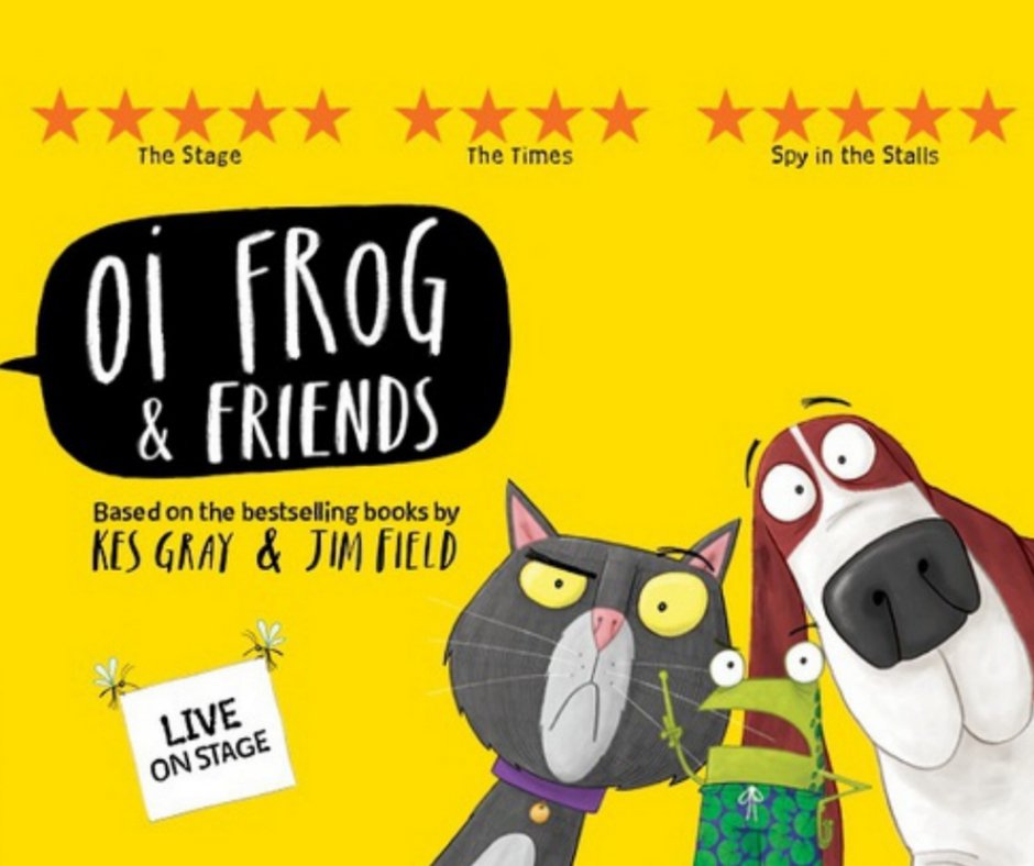 YourFirstClick's tweet photo. ⭐NEW SHOW⭐

5★ 'Highly recommended for its sparkling script, extraordinary performances &amp; wonderful design' - The Spy in the Stalls

Ticket Link In Bio🎟️
@oifroglive #KingstonUponThames #TheRoseTheatre #Kingston #FamilyFun #Entertainment #kidstheatre #OiFrogandFriends #Tickets https://t.co/T1yHnrGYVa