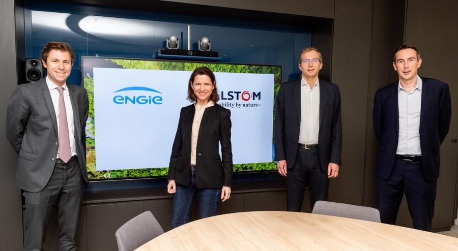 fuelcellsworks's tweet image. . @Alstom &amp;amp; @ENGIEgroup Sign a Partnership to Supply a #FuelCellSystem With Renewable #Hydrogen for Use in #European Rail Freight - The partnership covers the implementation of renewable hydrogen logistics and refuelling solutions - bit.ly/3v1YFgL #HydrogenNow #H2