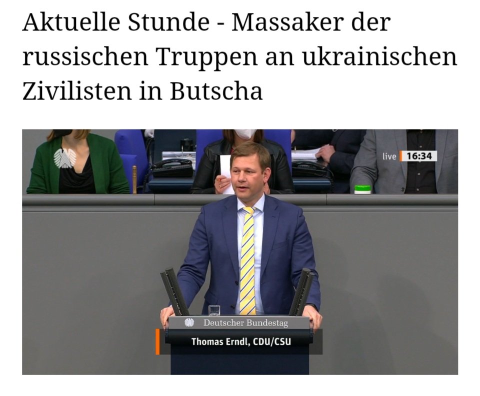 #Bucha war ein Zivilisationsbruch. Aus Sicht von Putin war das allerdings erst der Anfang. Er will die #Ukraine auslöschen, er will das Land vernichten. Wir müssen jetzt endlich alles dafür tun, um jedes weitere #Bucha zu verhindern. Handeln statt zaudern, Herr @Bundeskanzler!