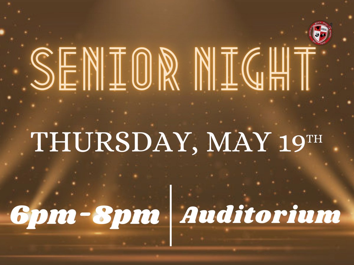 DBHSpathfinder's tweet photo. The time for the #DBHS #ClassOf2022 to be recognized for all their achievements will be on #SeniorAwardsNight This event will take place on Thursday, May 19th and seniors must inform Ms. Cruz about the awards and scholarships they have received.
https://t.co/dbgFmGxCSo https://t.co/skIcmdIxUG
