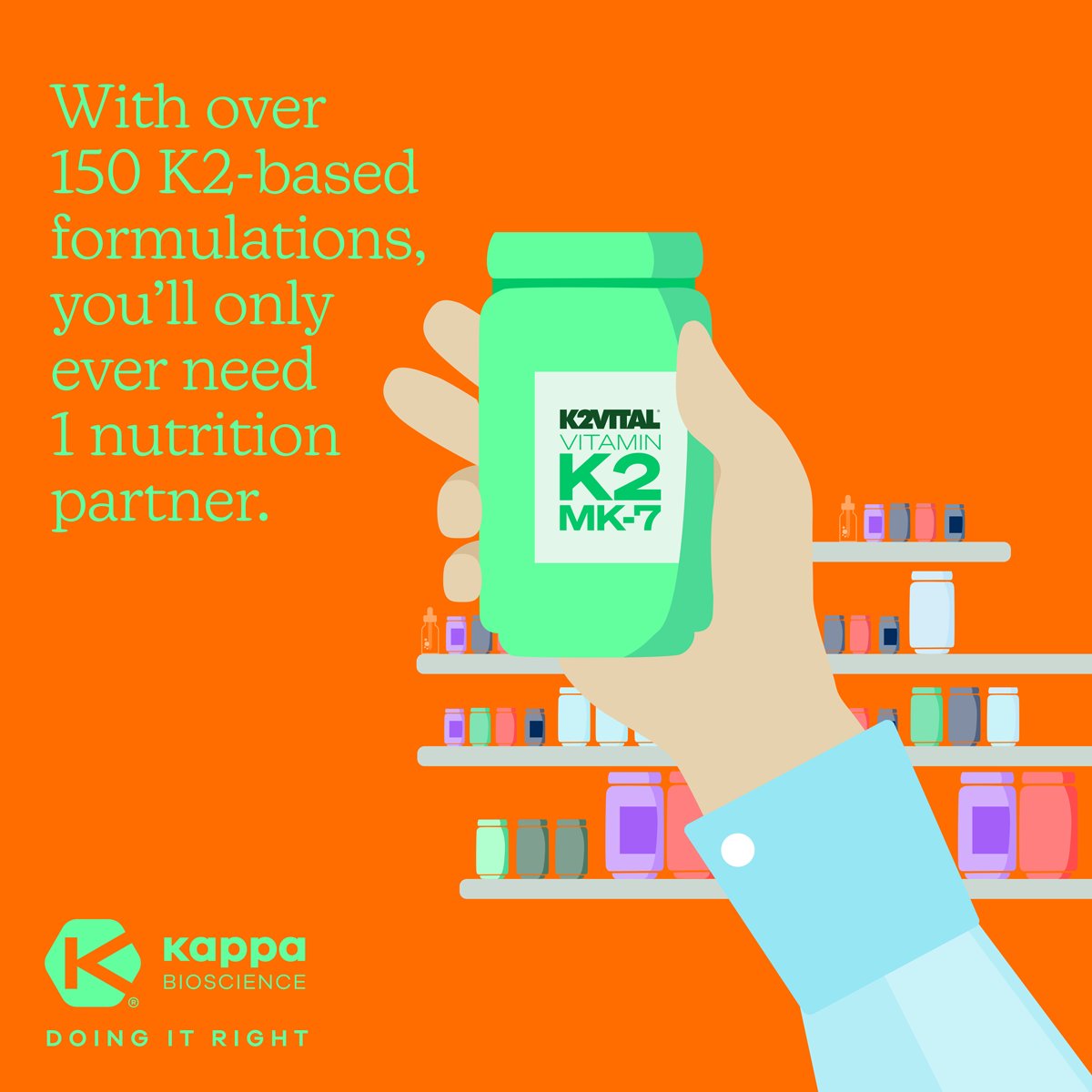Kappabio's tweet photo. 📗 Yes, over 150 K2-based formulations, you read well!
It may sound overwhelming, but do not worry; our #K2Experts will lead you all along the way for a smooth process to your desired product.
More details? ➡️ https://t.co/rEAC9rJJsO
#VitaminK2 #Formulations #DoingItRight https://t.co/4q1UFwFZBA