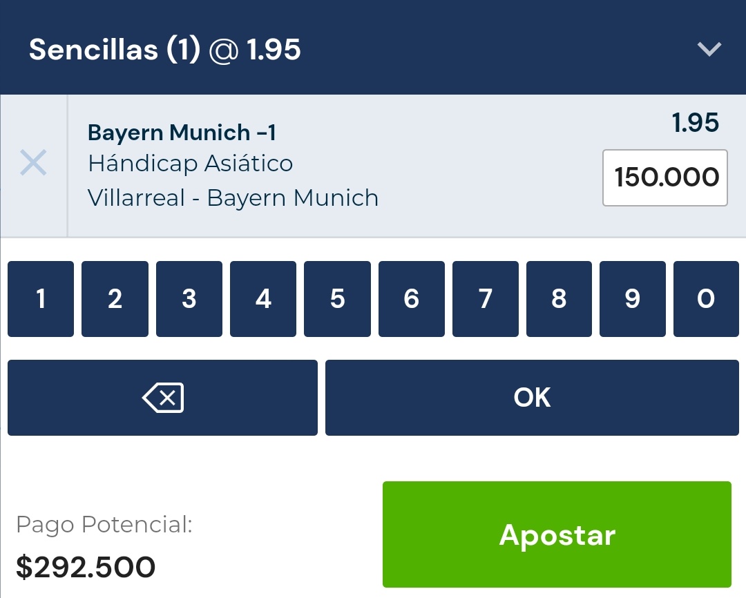 ApuestassLM's tweet photo. Vamos con estas Dos Para la jornada #ChampionsLeague ⚽

Gana Bayer Múnich
Bayern - 1 Handicap Asiático

Stake 1.5 🧑‍🏫

Si Pierdo las Dos Regalaré Premium Gratis a 5 Personas , Para Participar Presiona Rt +Like ✅

No se les olvide Seguirme ✔️ https://t.co/FCUFfNESJW