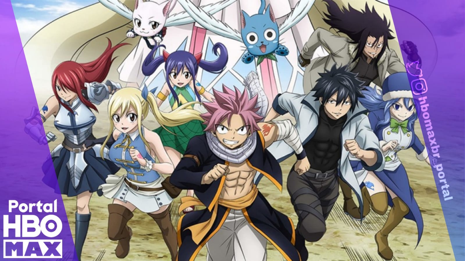 Fairy Tail entra no catálogo da HBO Max