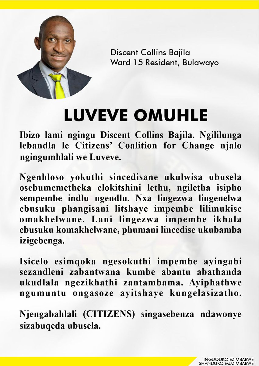 DCBajila's tweet photo. Today as @CCCZimbabwe grassroots volunteers we launched a campaign against crime in #Byo Ward 15. We managed to visit 476 houses in Old Luveve where we distributed whistles. The idea is to establish a grassroots #CitizensCoalition against crime. We have a target of 1900 houses. https://t.co/U3nf1KnfUh
