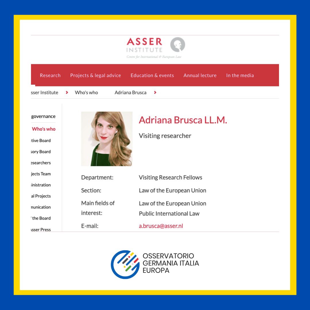 OGIE - Osservatorio Germania Italia Europa tweet media