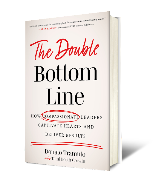 FastCoPress's tweet photo. Inspire people and drive profits with compassionate leadership. Donato Tramuto and Tami Corwin share actionable advice from 40 successful compassionate leaders in The Double Bottom Line. #thedoublebottomline @DonatoTramuto @TBCorwin @HealtheVillages @fastcompany https://t.co/UUKODOOGkv