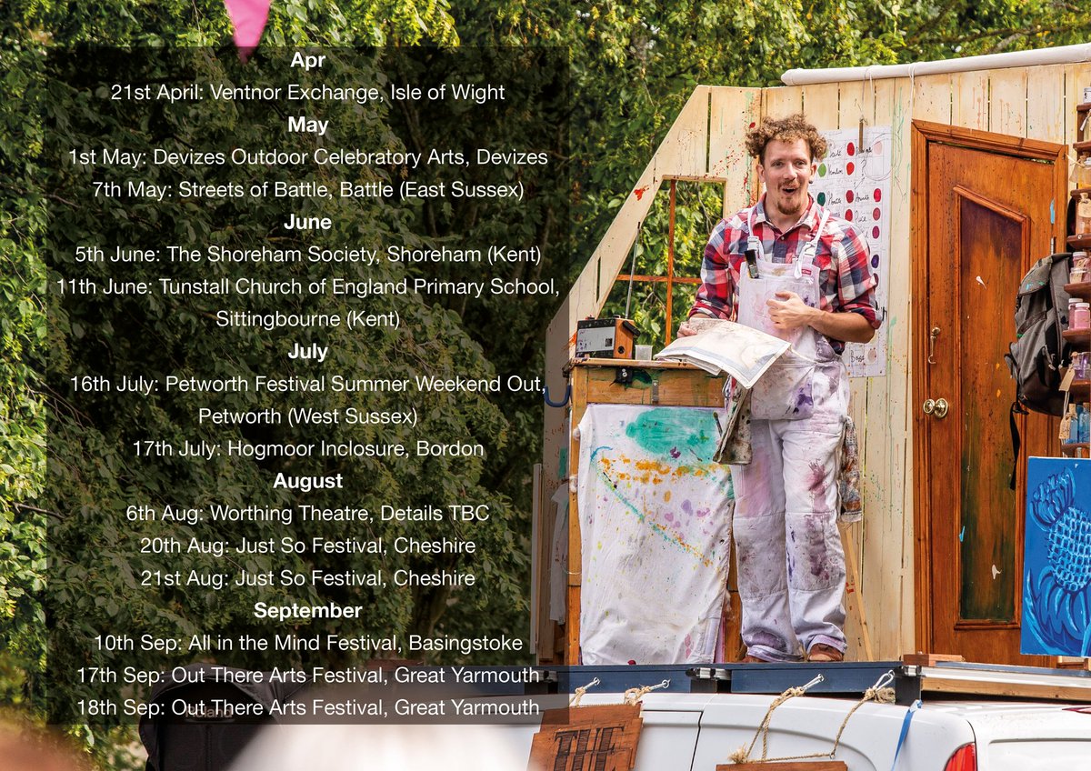 HalfaString's tweet photo. We are incredibly excited to be bring back #ThePuppetVan this year with The Lost Colour. Look out for us on tour! Adding more soon. 

#touring #outdoortheatee #uktheatre #puppetry

@ApplauseTouring
@justsofestival 
@wtmworthing
@aitmfest
@DOCA_info
@VentnorExchange
@outtherearts https://t.co/0No2IRJ1vs