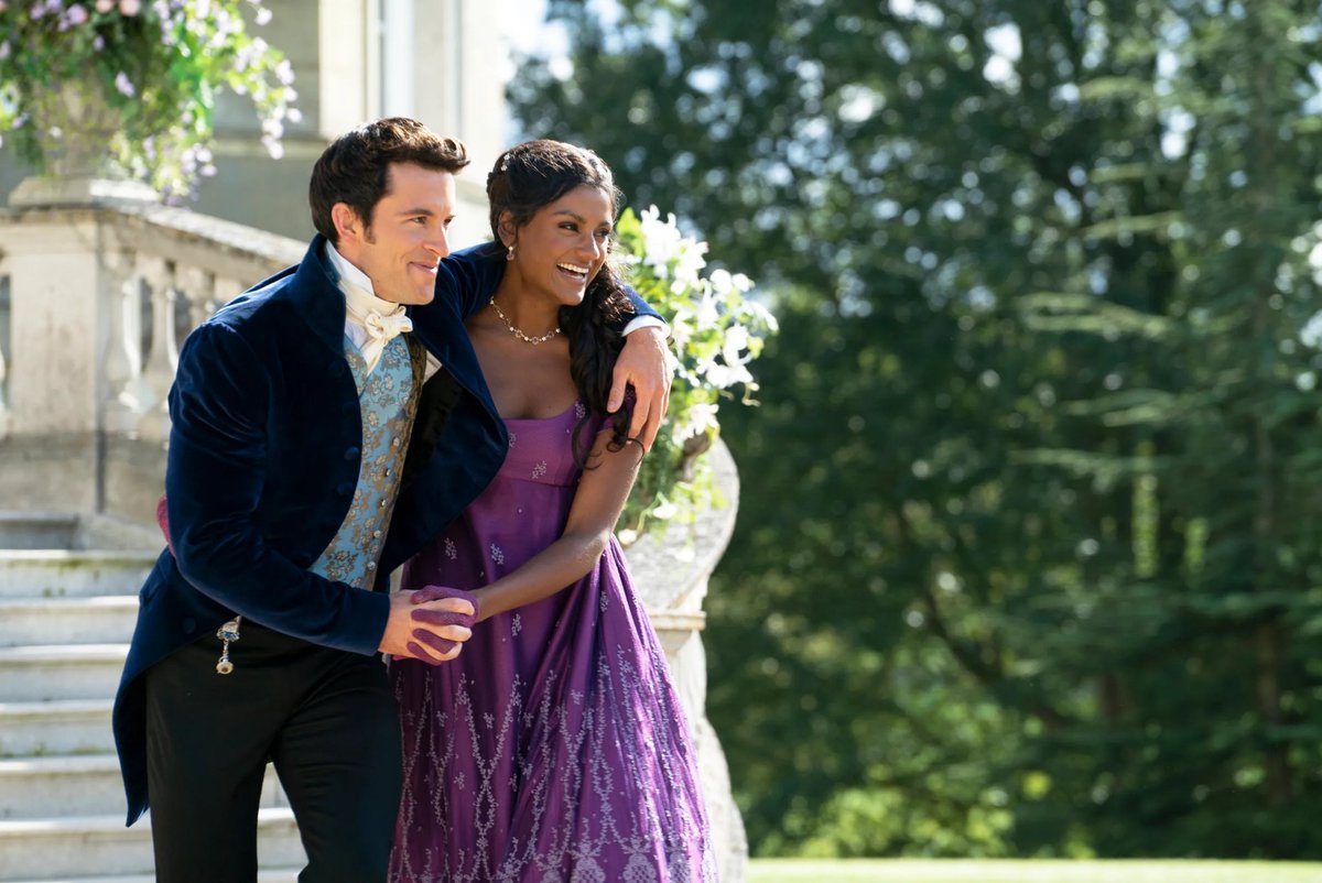cosmicloustat's tweet photo. happiness looks so good on them #bridgerton https://t.co/ReqkyOeTwc