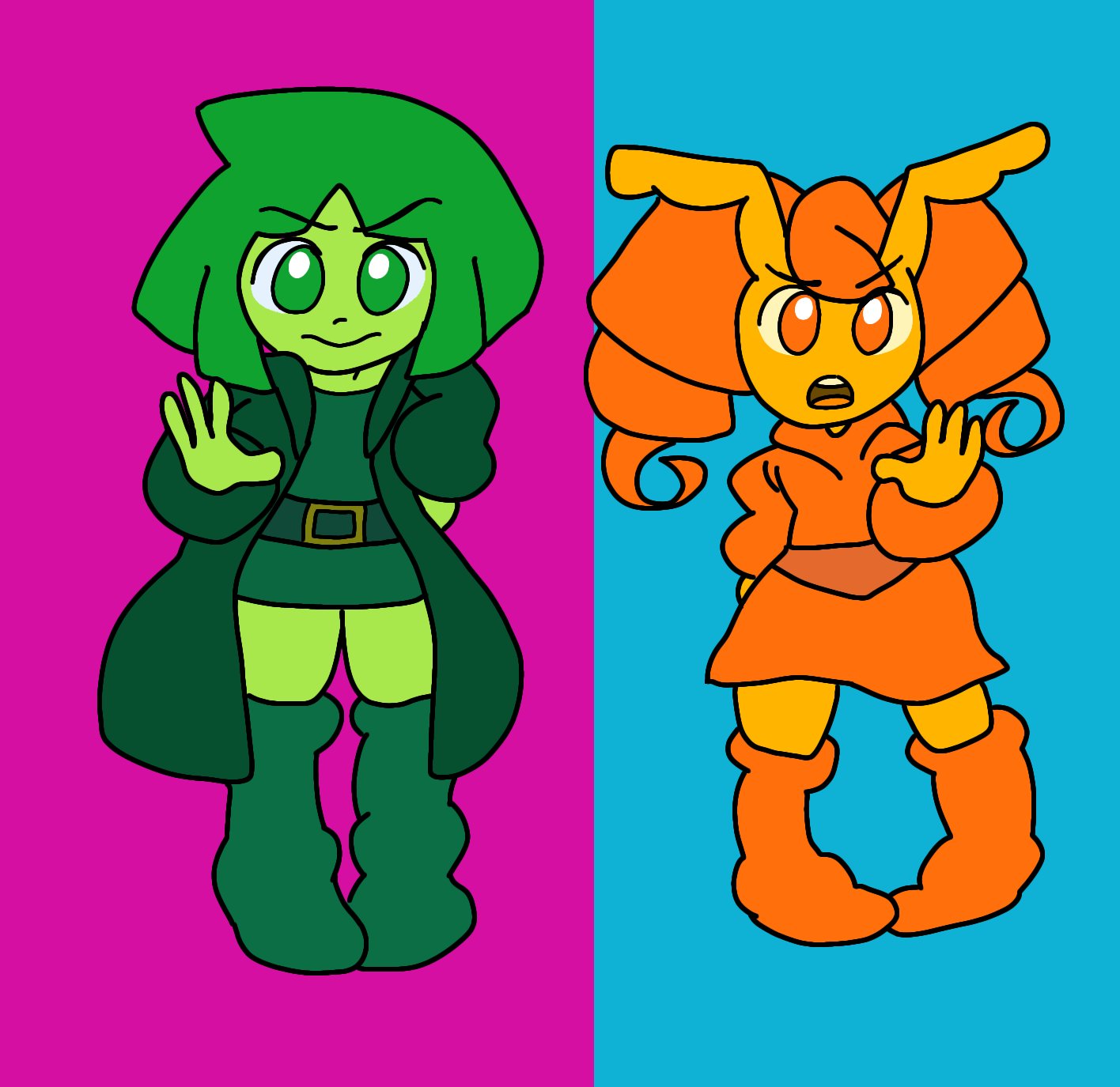 Mikey Lopez on X: I missed drawing these two space cops. Margo and Ula in  the WarioWare GoldGet it Together Artstyle! #JoelG #HandsUp #LoveForUla  #FanArt #WarioWare t.co9Tl7HSBqJZ  X