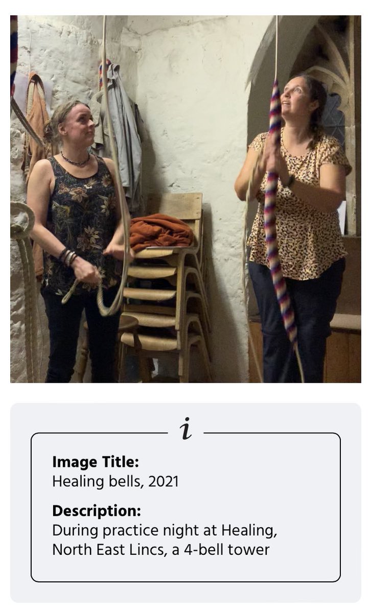 A couple of our ringers are featured on the Central Council “Ringers in Action” photo competition 😁 <a href="/ccringing/">Central Council</a>