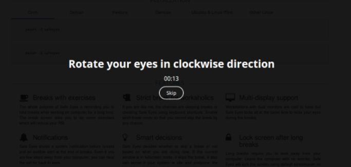 linux_pro's tweet photo. Sight Saver: @ChrisZwitschert looks at Safe Eyes, an application to remind you to give your eyes a break from the screen https://t.co/F2UJ1L27ud #SafeEyes #application #WFH #RemoteWork #ergonomics #break https://t.co/1iqhVYIkwQ