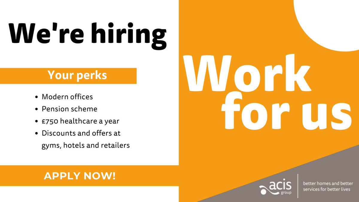VACANCIES | We have some exciting opportunities available across the group.

Are you looking for work experience? Are you looking to become a electrician, a gas engineer or plumber? Do you have experience in tutoring? 

Find out more:  acisgroup.co.uk/work-for-us/va…