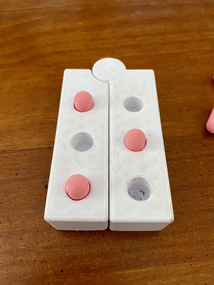 Al_Gomez_M's tweet photo. 🙌🏼my favorite #3Dprint collab to date😃 worked w/Mrs. Danielle Gonzalez &amp; Mr. William Wanier (Ts of Ss w/#VisualImpairments) to create a swing cell. This will help Ss understand the relationship b/w a #Braille cell and the keys on a #braillewriter @NISDVIOM @NISDAcadTech https://t.co/1T5j7Ll8FY