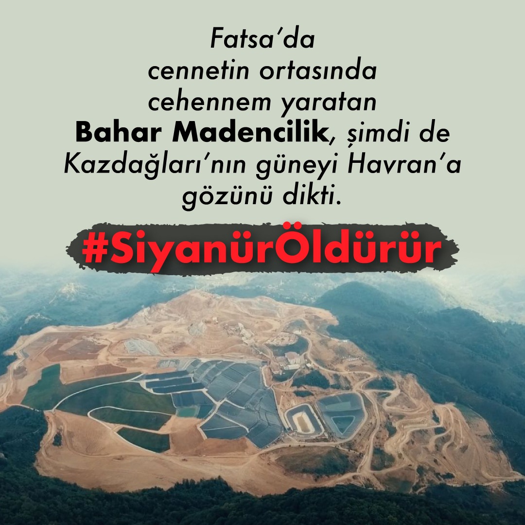 ozer_akdemir's tweet photo. Birisi 278 metre derinliğinde 4 adet açık ocak planlanan projenin tamamı karaçam ormanına yapılmak isteniyor. İlk etap projede 187 bin ağaç, ikinci etap projede ise en az iki katı daha ağaç katledilecek. 
Demirtepe Altın Madeni Projesini istemiyoruz. #SiyanürÖldürür
 @csbgovtr https://t.co/Bhs3L7GDXr