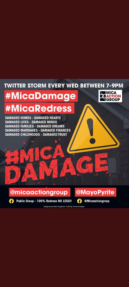 Damaged homes, damaged trust in this government.
#MicaDamage #MicaRedress