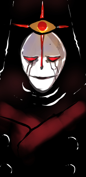 深夜テンションでガーゴイル描きました 