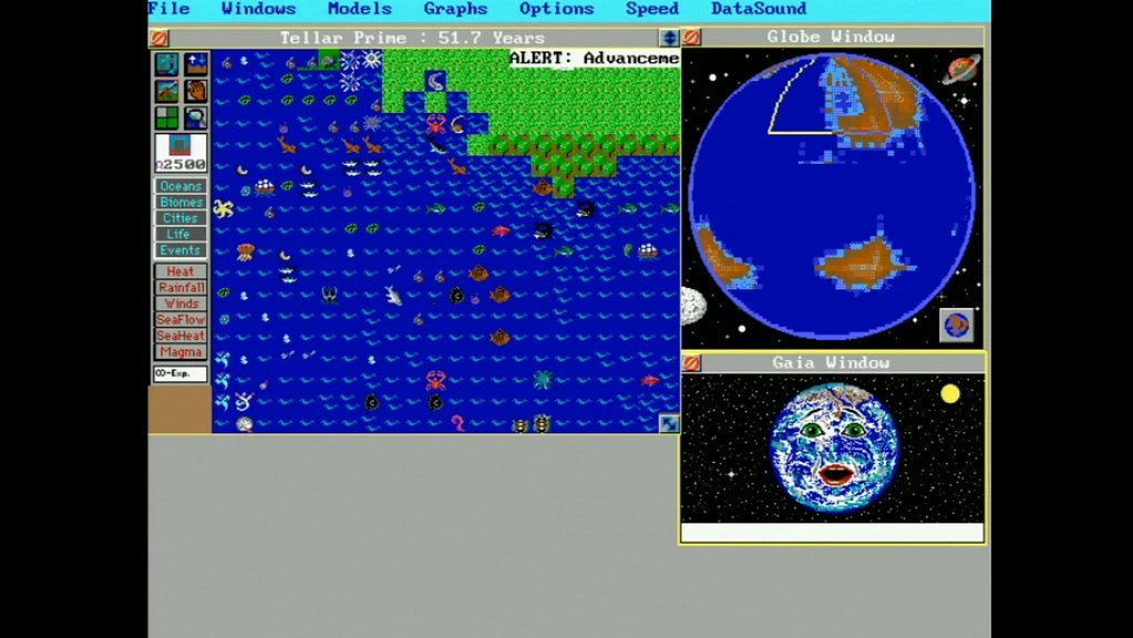 MarcinNov's tweet image. #SimEarth is a life simulator, another designed by Will Wright, in which the player controls the development of a planet. The SimEarth game was released by #Maxis in 1990. Versions were created for the Apple Macintosh, Commodore @Amiga, IBM PC, #SNES, etc.
oldschoolgames.cba.pl/simearth-klasy…