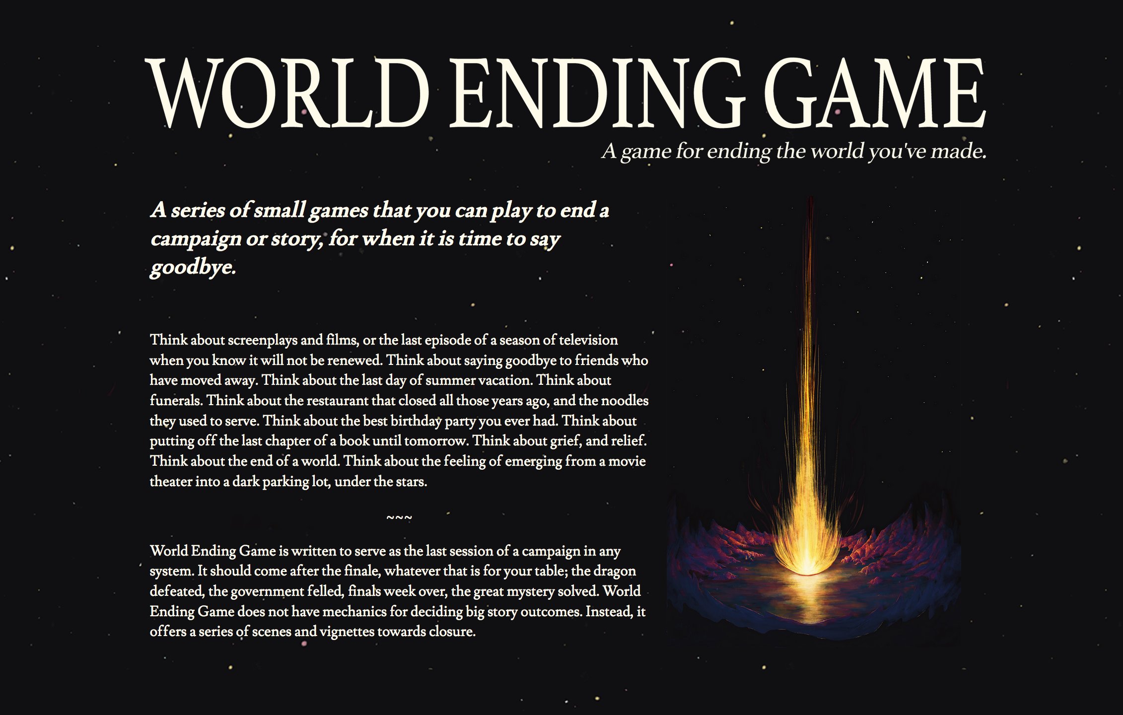 World Ending Game