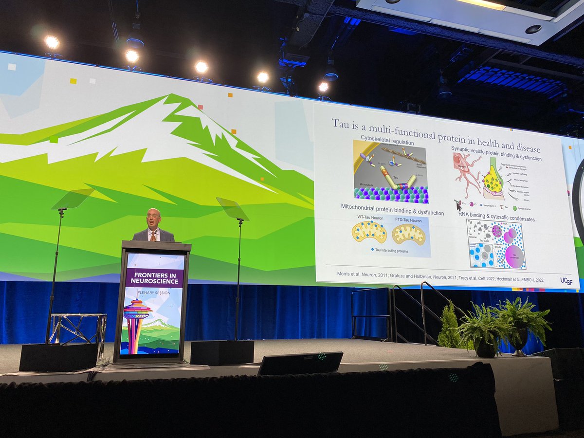 📣 Dr. Adam Boxer speaking about #tau in health and disease at the ...