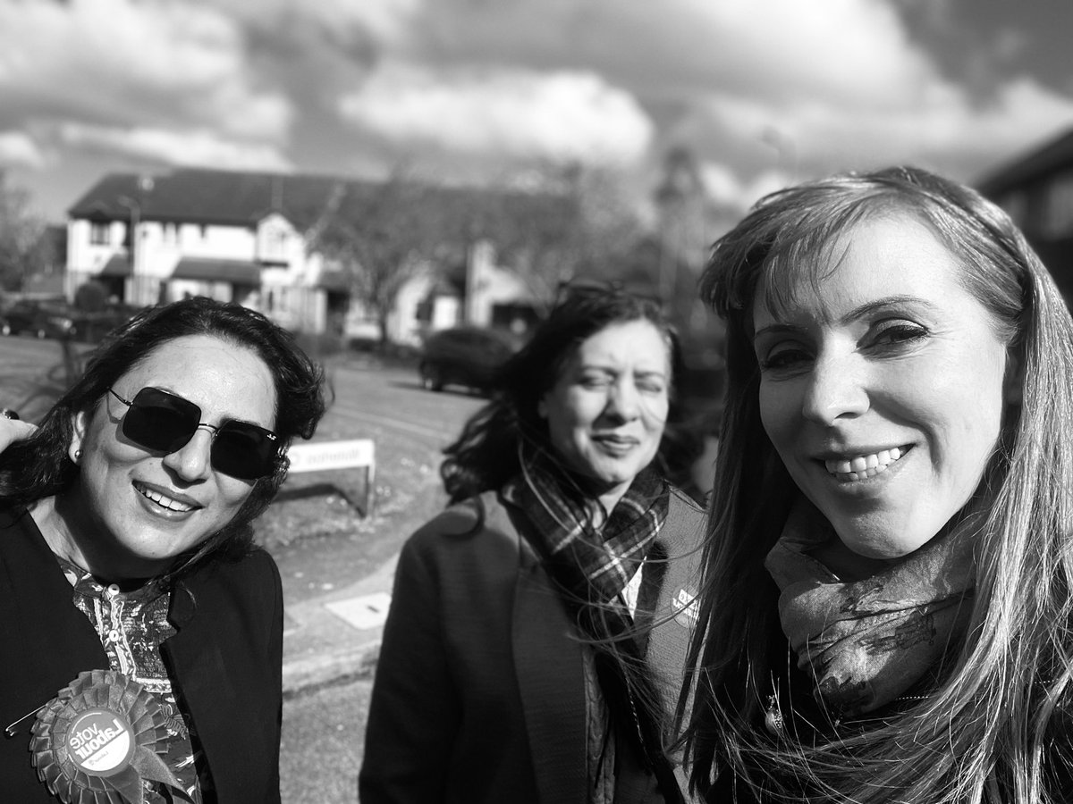 rashidadin's tweet photo. A windy  but great afternoon campaigning in Bletchley with @AngelaRayner @CllrKhurshid https://t.co/pTyF4btYl4