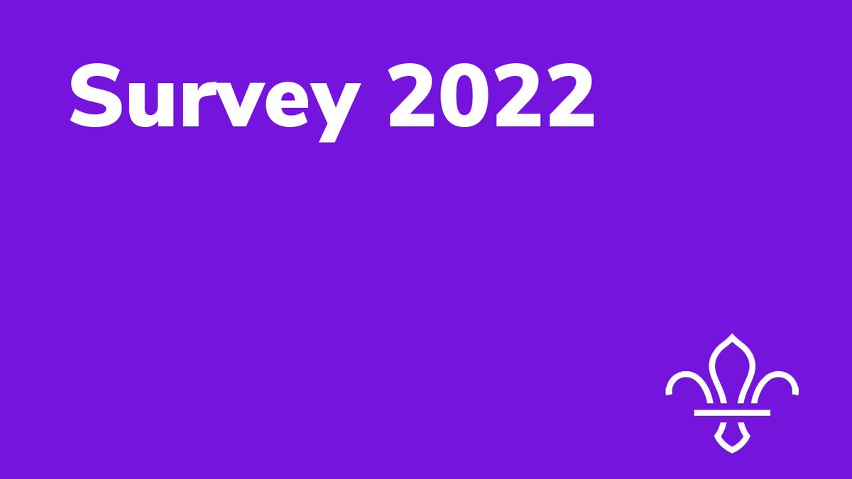 Complete <a href="/scouts/">Scouts</a> #scoutsurvey2022 by Friday 6th May for a chance to win £500 in <a href="/scoutstore1917/">Scout Store</a> vouchers! scouts.org.uk/scoutsurvey2022