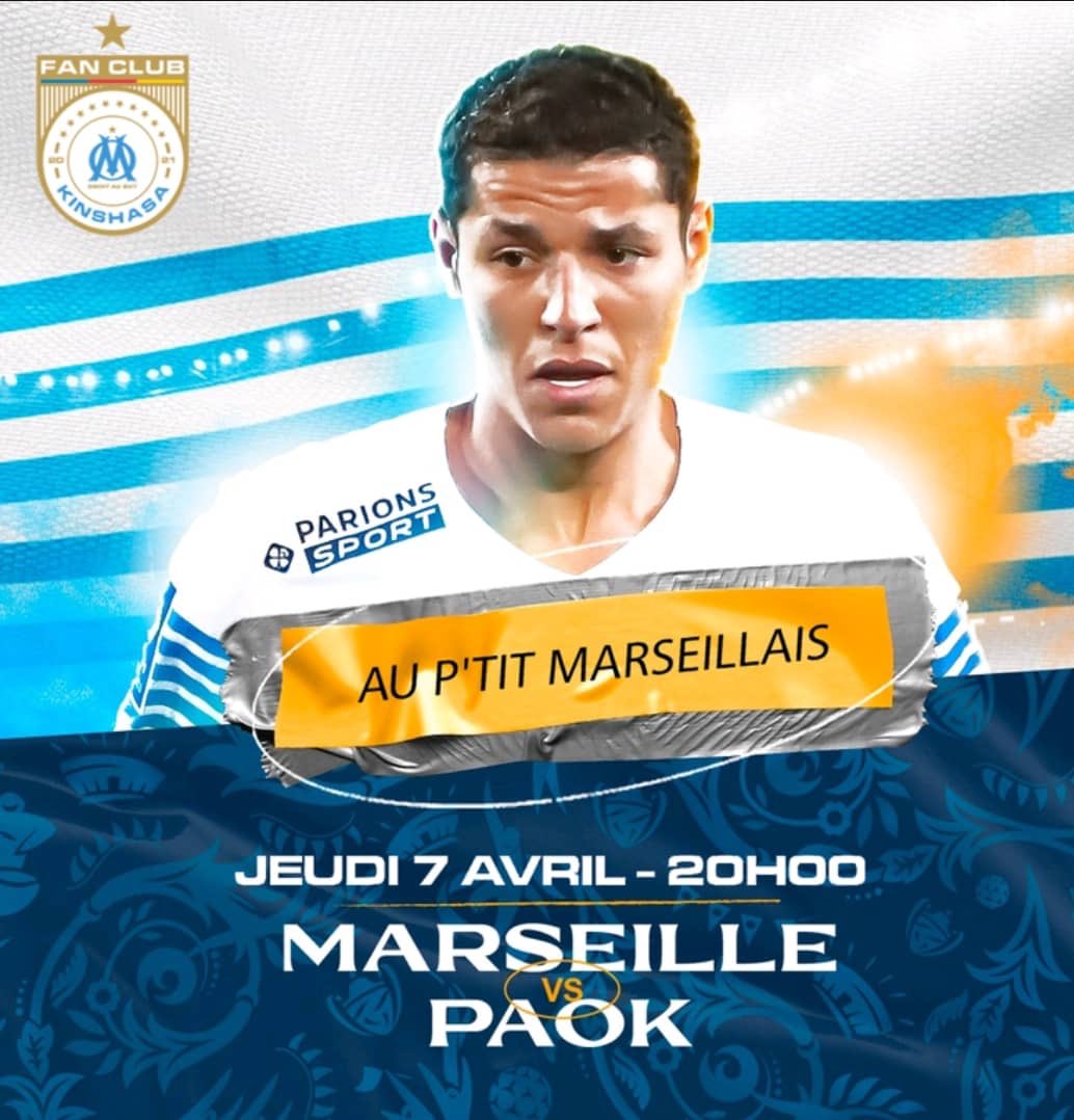 OM_Kinshasa's tweet photo. 🏟 Vélodrome 
📆 07 Avril 2022
⏰ 20h00’

#TeamOM #Kinshasa #OMaVie https://t.co/Tt6Zk3zP5z